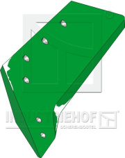 33.0103 Lemiesz z wymiennym dziobem - 20“ - lewy 33.0103.97