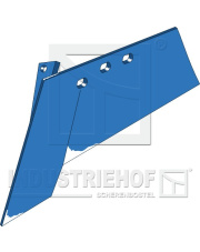 44.0011 Lemiesz napawany twardym stopem FMH40L - lewy 44.0011.97