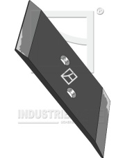 45.0001 Dziób lemiesza 90x10 - lewy 45.0001.97