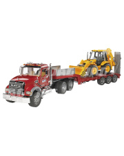 Zabawka MACK + koparka JCB 4CX 1992-02813