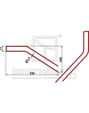 15-CLA-16 Palec przetrząsaczo-zgrabiarki 15-CLA-16.97