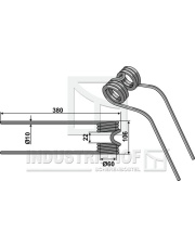 15-DEU-07 Palec przetrząsaczo-zgrabiarki 15-DEU-07.97