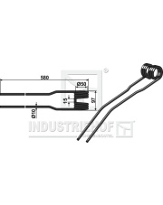 15-DEU-21 Palec przetrząsaczo-zgrabiarki 15-DEU-21.97