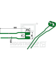 15-DEU-28 Palec przetrząsaczo-zgrabiarki 15-DEU-28.97
