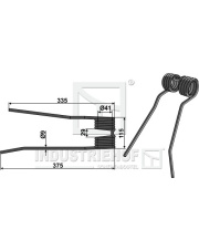 15-FRA-01 Ząb sprężynowy - lewy 15-FRA-01.97