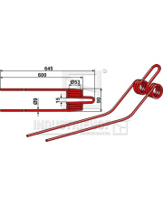15-FRA-09 Ząb sprężynowy 15-FRA-09.97