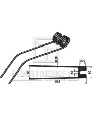 15-FRA-10 Ząb sprężynowy 15-FRA-10.97