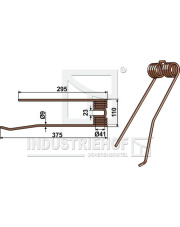 15-LEL-02L Palec przetrząsaczo-zgrabiarki 15-LEL-02L.97