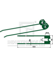 15-STO-02 Palec przetrząsaczo-zgrabiarki 15-STO-02.97