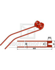 15-VIC-01 Palec przetrząsaczo-zgrabiarki 15-VIC-01.97