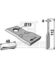 80-110 Nożyk do kosiarek rotacyjnych 80-110.97