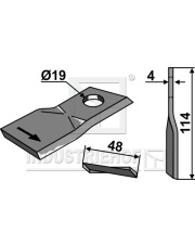 80-114 Nożyk do kosiarek rotacyjnych 80-114.97