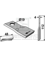 80-120 Nożyk do kosiarek rotacyjnych 80-120.97