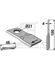 80-131 Nożyk do kosiarek rotacyjnych 80-131.97