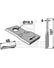 80-142 Nożyk do kosiarek rotacyjnych 80-142.97