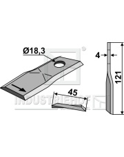 80-153 Nożyk do kosiarek rotacyjnych 80-153.97