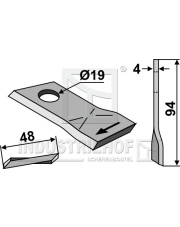 80-193 Nożyk do kosiarek rotacyjnych 80-193.97