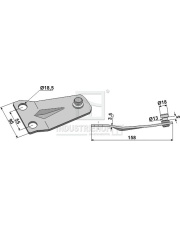 80-2002 Mocowanie nożyka 80-2002.97