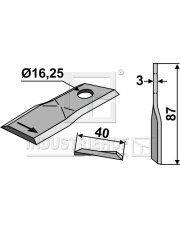 80-211 Nożyk do kosiarek rotacyjnych 80-211.97