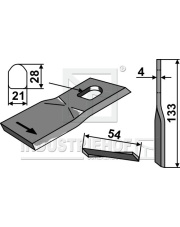 80-241 Nożyk do kosiarek rotacyjnych 80-241.97