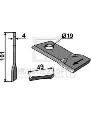 80-267 Nożyk do kosiarek rotacyjnych 80-267.97