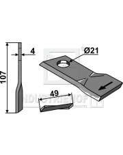 80-275 Nożyk do kosiarek rotacyjnych 80-275.97