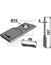 434985 Nożyk do kosiarki rotacyjnej INDUSTRIEHOF 434985.02