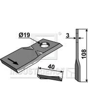80-285 Nożyk do kosiarek rotacyjnych 80-285.97