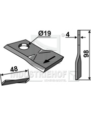 80-287 Nożyk do kosiarek rotacyjnych 80-287.97