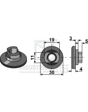 80-3024 Nakrętka - M10x1,5 80-3024.97