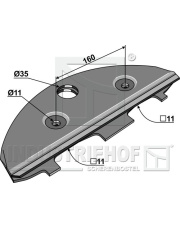 98.DEE-701 Płoza ślizgowa 98.DEE-701.97