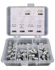 JAG90-0039 Zestaw smarowniczek o gwincie stożkowym 50 szt GROZ GR.GFT/KIT/BSPT-50