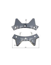 30-0173-02-02-0 Nóż zabierakowy bez zabieraka trójkatnego 2 TD MWS Germany 30-0173-02-02-0.01