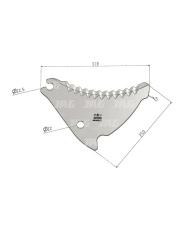 30-0320-66-01-2 Nóż prasy zwijającej MWS Germany 30-0320-66-01-2.01