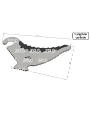 30-0330-66-01-2 Nóż prasy zwijającej MWS Germany 30-0330-66-01-2.01