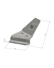 70-0130-12-01-1 Zgarniak sieczkarni wyg.lewy MWS Germany 70-0130-12-01-1.01