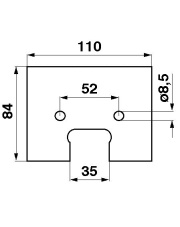 JAG34-0001 Łopatka gumowa 508702.01