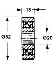 JAG52-0001 Rolka Bautz CHP 410-460 58.130-A