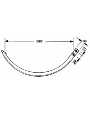 JAG51-0024 Iglica aluminiowa 59.019