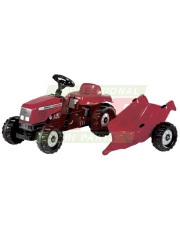 Zabawka ciągnik Massey Ferguson + przyczepa 1992-01230