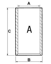 83998292 Tuleja surowa 36-32