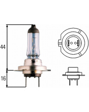 Żarówka 12V 55W-H7-PX26D HELLA+90% ŻAR.12V55W-H7-PX26D-H+90