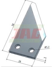 Nóż MWS Germany 30-0020-21-01-0.01