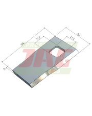 Nóż prawy MWS Germany 60-0134-32-01-7.01