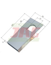 Nóż lewy MWS Germany 60-0134-33-01-7.01