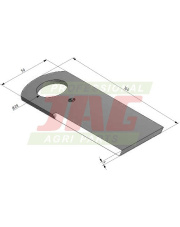 Nóż sieczkarni MWS Germany 60-0170-02-01-0.01