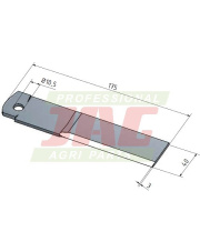 Nóż sieczkarni MWS Germany 60-0170-13-01-0.01