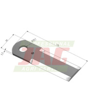 Nóż sieczkarni MWS Germany 1994760C4.04