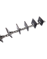 JAG04-0100 Przenośnik łańcuchowy kompletny (łopatki nitowane) JAG 642723.01