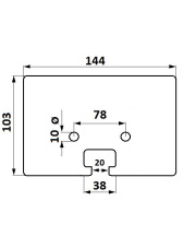 1317480C2 Łopatka gumowa 3PR 1317480C2.01